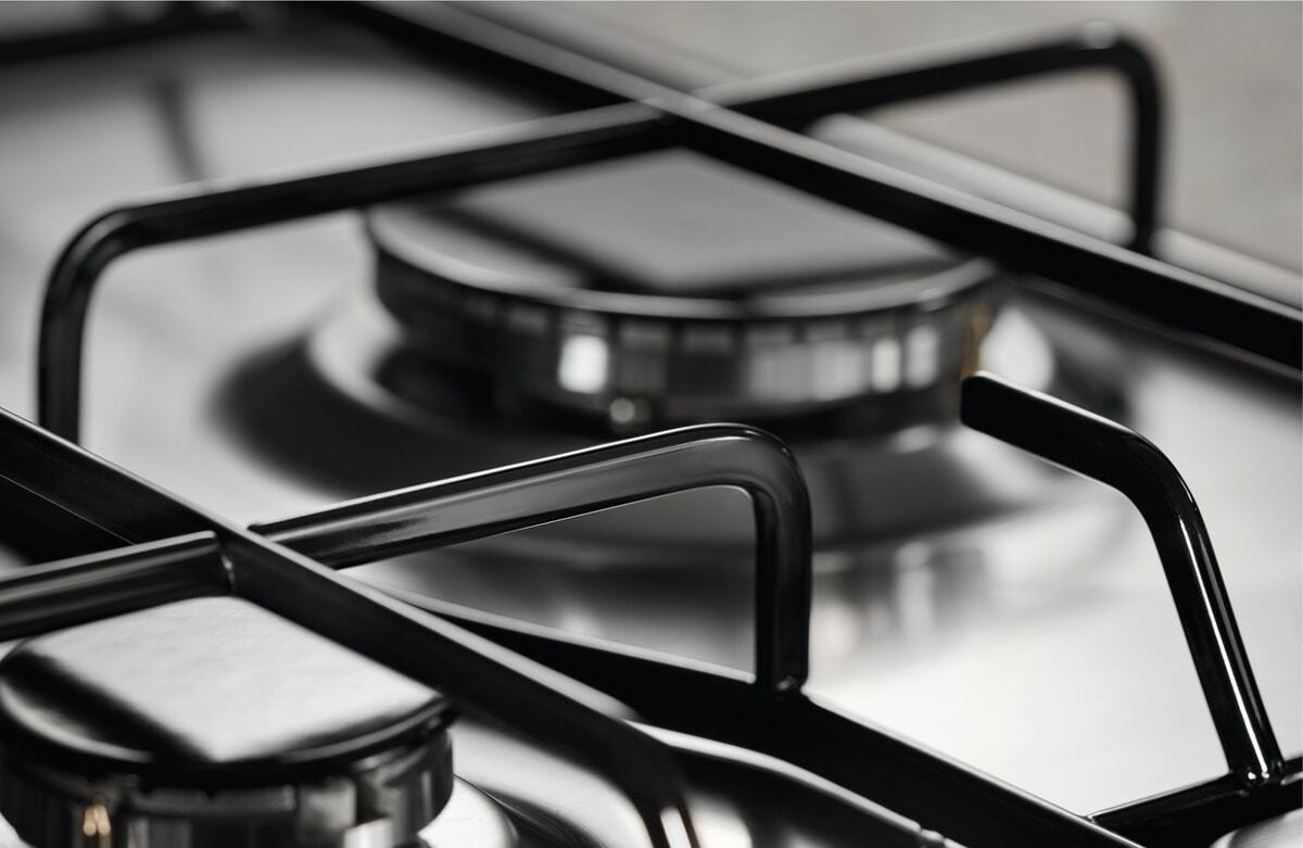 Electrolux BI   PX640XV   | 60 cm Soft - 4 fuochi gas - Bruciatori Fiamma Pura - Griglie speciali in