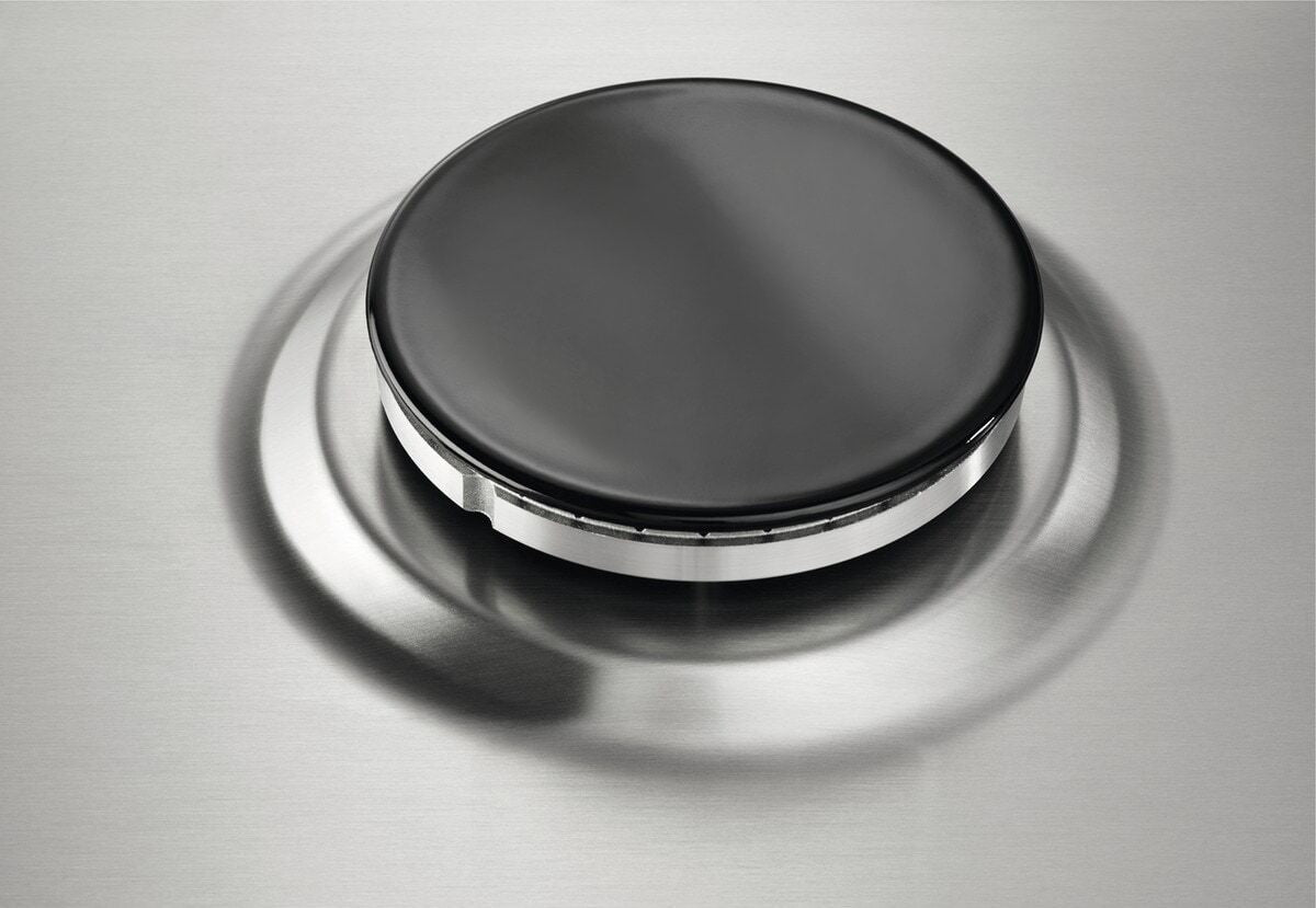 Electrolux BI   EGL62821OX   | 60 cm Soft - 3 fuochi gas e 1 piastra elettrica - Bruciatori Fiamma P