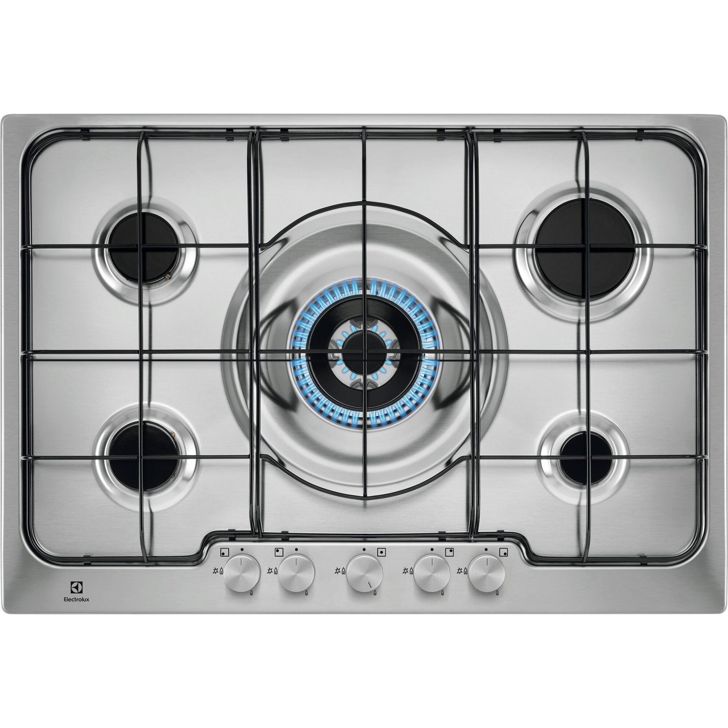 Electrolux BI   PX750UV   | 75 cm Soft - 5 fuochi gas - Bruciatori Fiamma Pura - 1 bruciatore Wok -