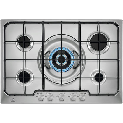 Electrolux BI   PX750UV   | 75 cm Soft - 5 fuochi gas - Bruciatori Fiamma Pura - 1 bruciatore Wok -