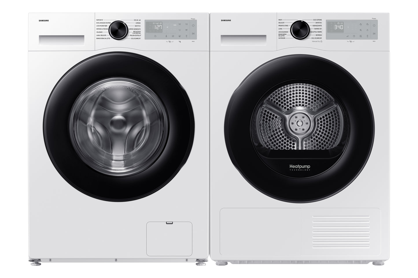 SAMSUNG BIANCO DV90DG52A0AHET | ASCIUGATRICI | ASCIUGATRICI POMPA DI CALORE | ASCIUG. POMPA DI CALOR