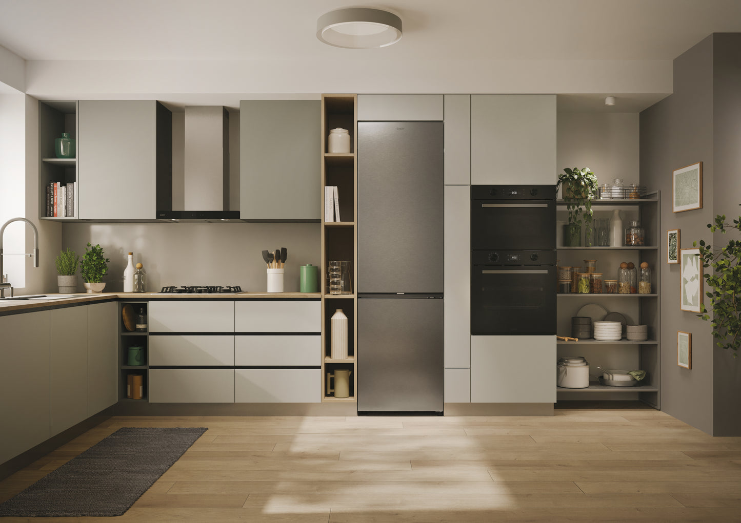CANDY BIANCO CNCQ2T620EX | FRIGORIFERI | FRIGORIFERI COMBINATI | FRIGO COMBI NO FROST | COMBI 409LT