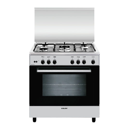 GLEM GAS BIANCO A855GI | CUCINE | CUCINE FORNO A GAS | CUCINA FORNO A GAS 80-89CM | CUCINA 80CM 4F+1