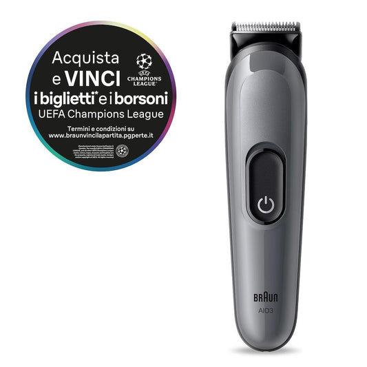 BRAUN PED AIO3540 | CURA PERSONA | RASATURA | REGOLA BARBA | REG.BARBA/CAPELLI 8IN1 RIC. 14LUNGH.+6P
