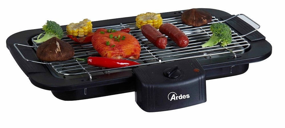 ARDES PED AR1B01 | CUCINA | COTTURA CIBI | BARBECUE | BARBECUE ELETTRICO 2200W GRIGLIA 22X38CM