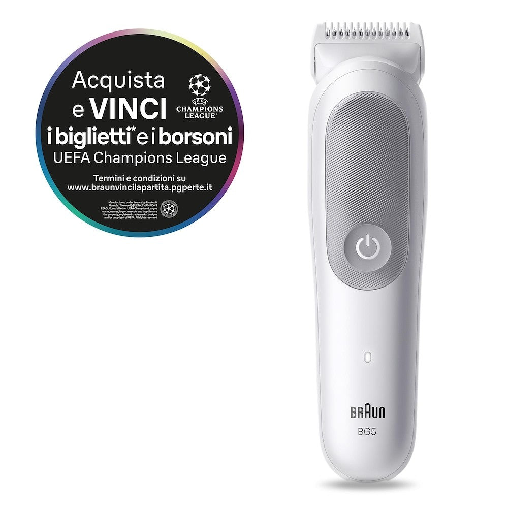 BRAUN PED BG5550 | CURA PERSONA | DEPILATORI | DEPILATORI | BODY GROOMER UOMO RIC.AUT.100MIN IMPERME
