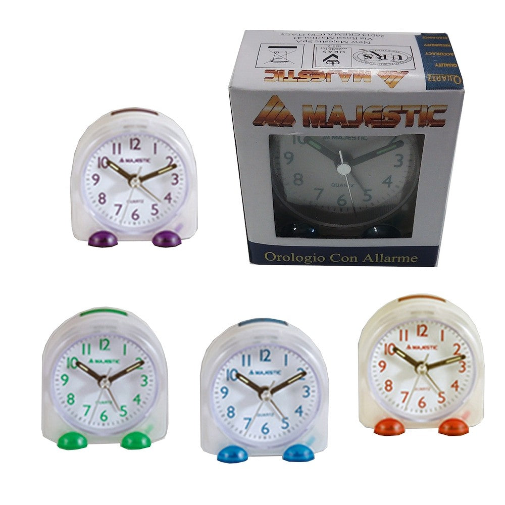 MAJESTIC PED CL74 | CASA | OROLOGI | OROLOGI | MINI SVEGLIA C/ALLARME COLORI VARI
