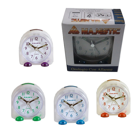 MAJESTIC PED CL74 | CASA | OROLOGI | OROLOGI | MINI SVEGLIA C/ALLARME COLORI VARI