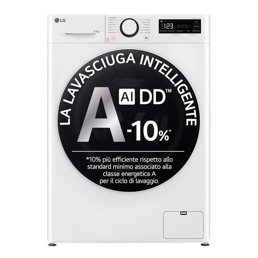 LG BIANCO D2R5S09TSWW | LAVASCIUGA | LAVASCIUGA STRETTA | LAVASCIUGA SLIM FINO A 48 CM | LAVASC.C/F 