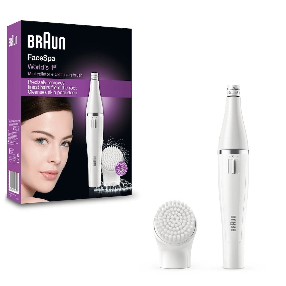 BRAUN PED FACE810 | CURA PERSONA | EPILATORI | EPILATORI NORMALI | EPILATORE VISO+SPAZZOLA PULIZIA V