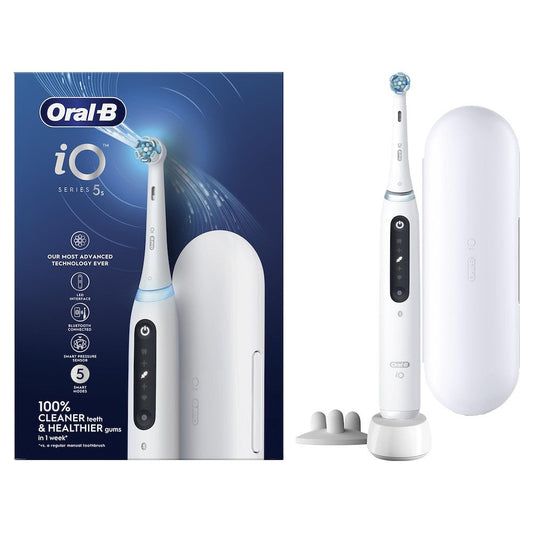 ORAL-B PED IO5SQUITEWHITE | CURA PERSONA | ORAL CARE | SPAZZOLINI ELETTRICI | SPAZZ.ELETT.5MOD.BT+TE