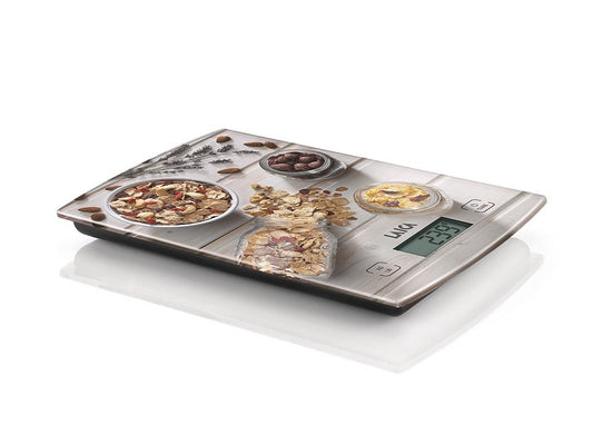LAICA PED KS1034 | CUCINA | PREPARAZIONE CIBI | PESALIMENTI CUCINA | BIL.CUCINA 5KG/1GR LCD VETRO TE