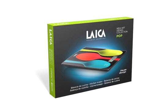 LAICA PED KS1035 | CUCINA | PREPARAZIONE CIBI | PESALIMENTI CUCINA | BIL.CUCINA 5KG/1GR VETRO TEMP. 