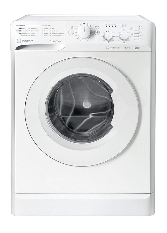 INDESIT BIANCO MTWC71296WIT | LAVATRICI | LAVATRICI CARICO FRONTALE | LAV. C/FRONTALE 7-7,99KG | LAV