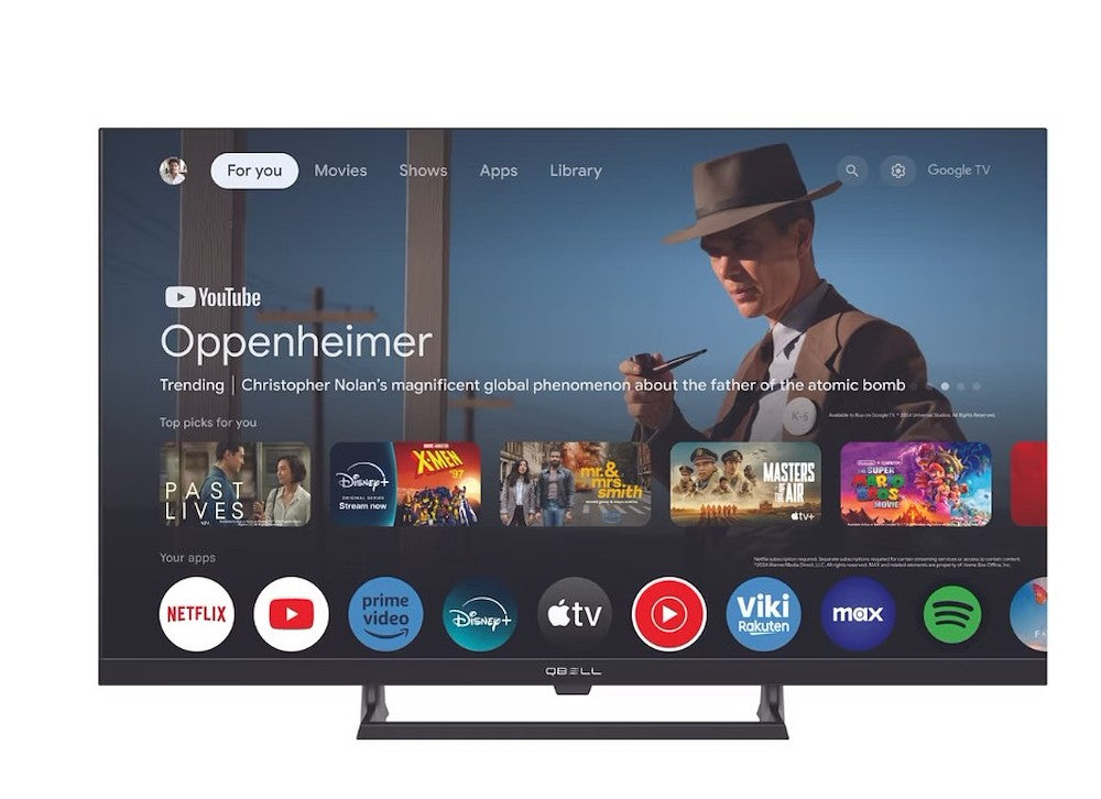 QBELL ELETTRONICA QT32HGF9B | TV | TV LED | TV LED 30"-32" | TV LED 32"HD DVBT2/S2 SMART GOOGLE TV S