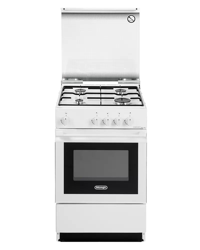DE LONGHI BIANCO SGW554GNN | CUCINE | CUCINE FORNO A GAS | CUCINA FORNO A GAS <=59CM | CUCINA 50CM 4