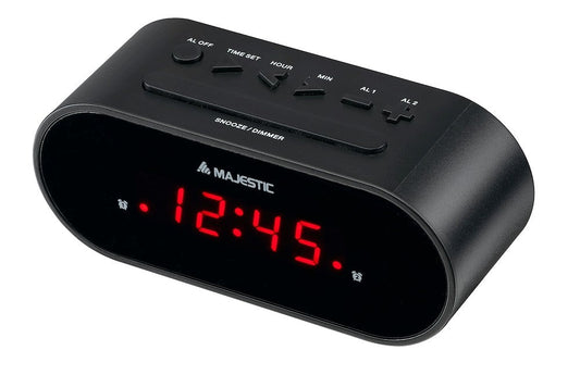 MAJESTIC PED SVE235BK | CASA | OROLOGI | OROLOGI | SVEGLIA DIGITALE 0.6" C/ALLARME NERO