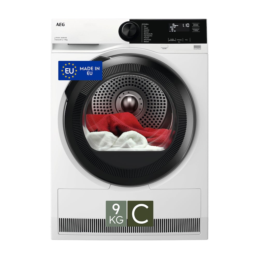AEG BIANCO TR7HE9C | ASCIUGATRICI | ASCIUGATRICI POMPA DI CALORE | ASCIUG. POMPA DI CALORE 9-9,99KG 
