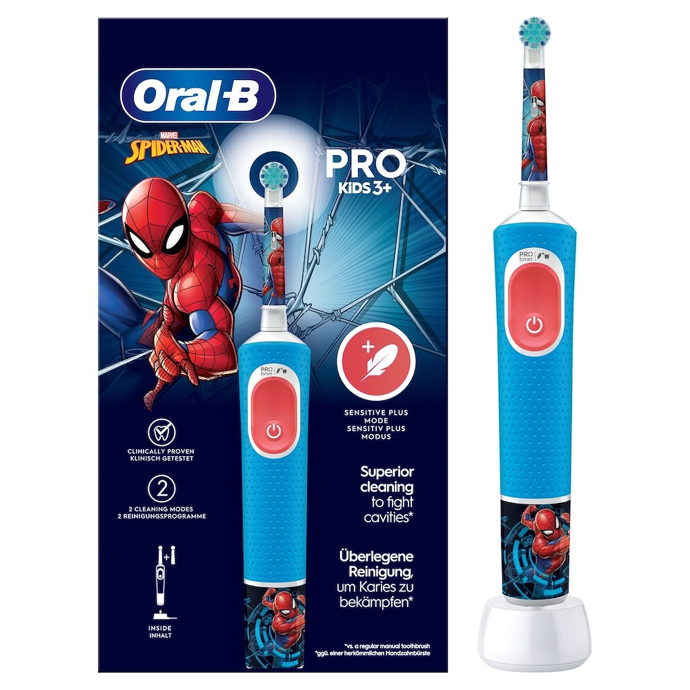 ORAL-B PED VITALITYPROSPIDERMAN | CURA PERSONA | ORAL CARE | SPAZZOLINI ELETTRICI | SPAZZ.ELETT.2D C