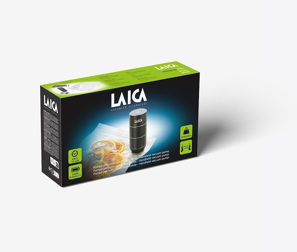 LAICA PED VT3402 | CUCINA | PREPARAZIONE CIBI | MACCHINE SOTTOVUOTO | MINI POMPA PER SOTTOVUOTO 2.5W