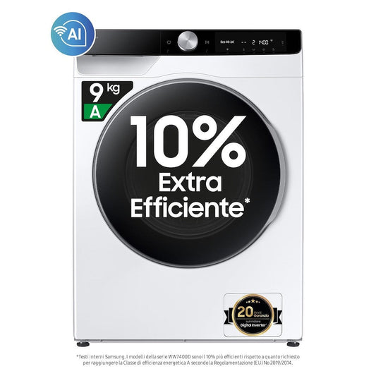 SAMSUNG BIANCO WW90DG6U85LKU3 | LAVATRICI | LAVATRICI CARICO FRONTALE | LAV. C/FRONTALE 9-9,99KG | L