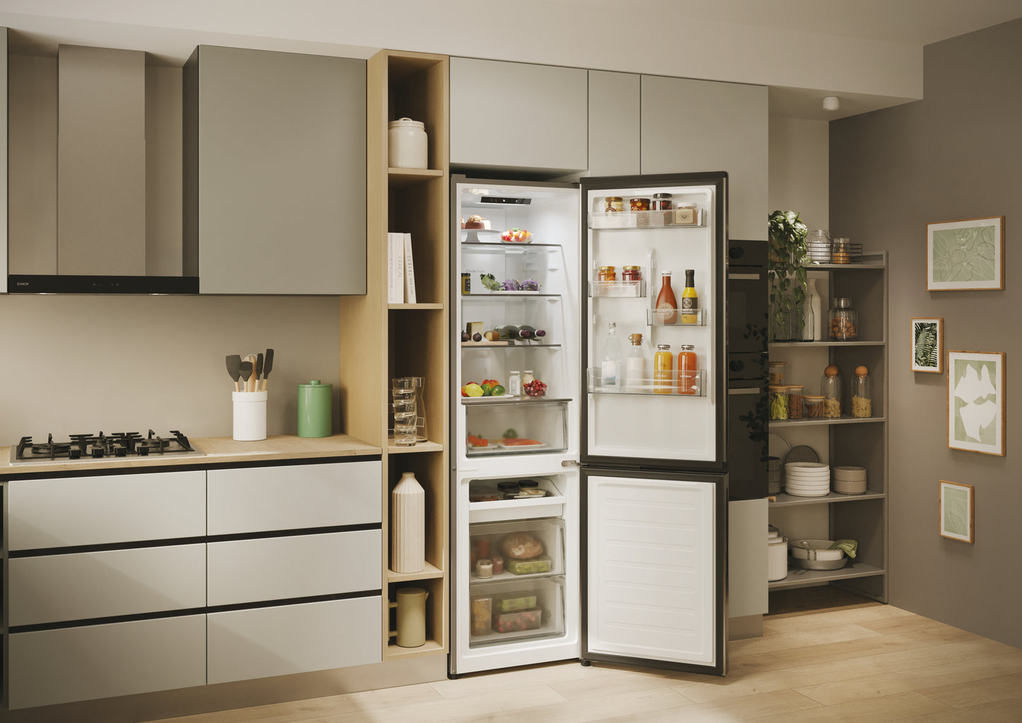 CANDY FS PROMO CNCQ2T518EX | 34005806 | 1825x545x602 | 55x180cm, Classe E, finitura Inox, Cassetto 0