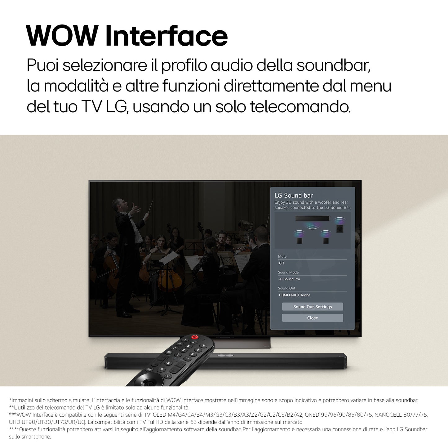LG ELETTRONICA S40T | AUDIO | HOME CINEMA | SOUND BAR | SOUND BAR 2.1 300W BT C/SUBWOOFER 200W WLSS