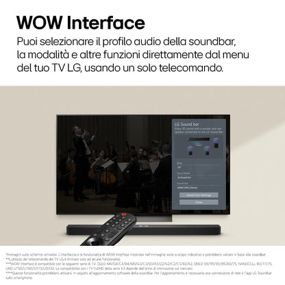 LG ELETTRONICA S40T | AUDIO | HOME CINEMA | SOUND BAR | SOUND BAR 2.1 300W BT C/SUBWOOFER 200W WLSS