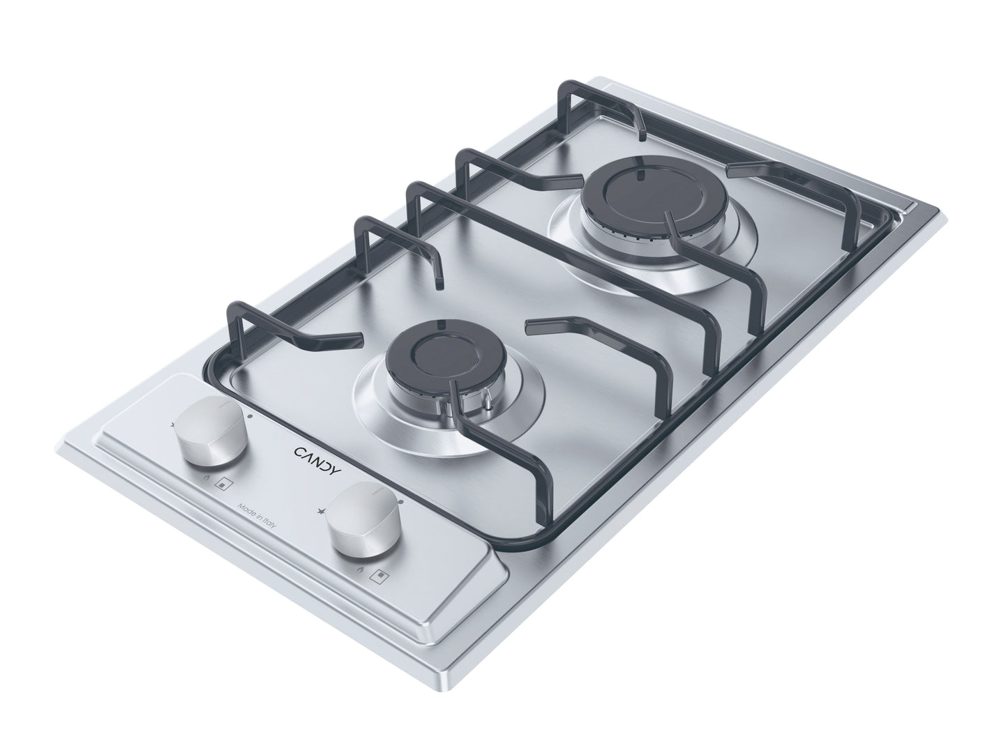 CANDY BI CHW23X|33803292|Piano a gas domino con 2 bruciatori  potenza: 4,75 kW