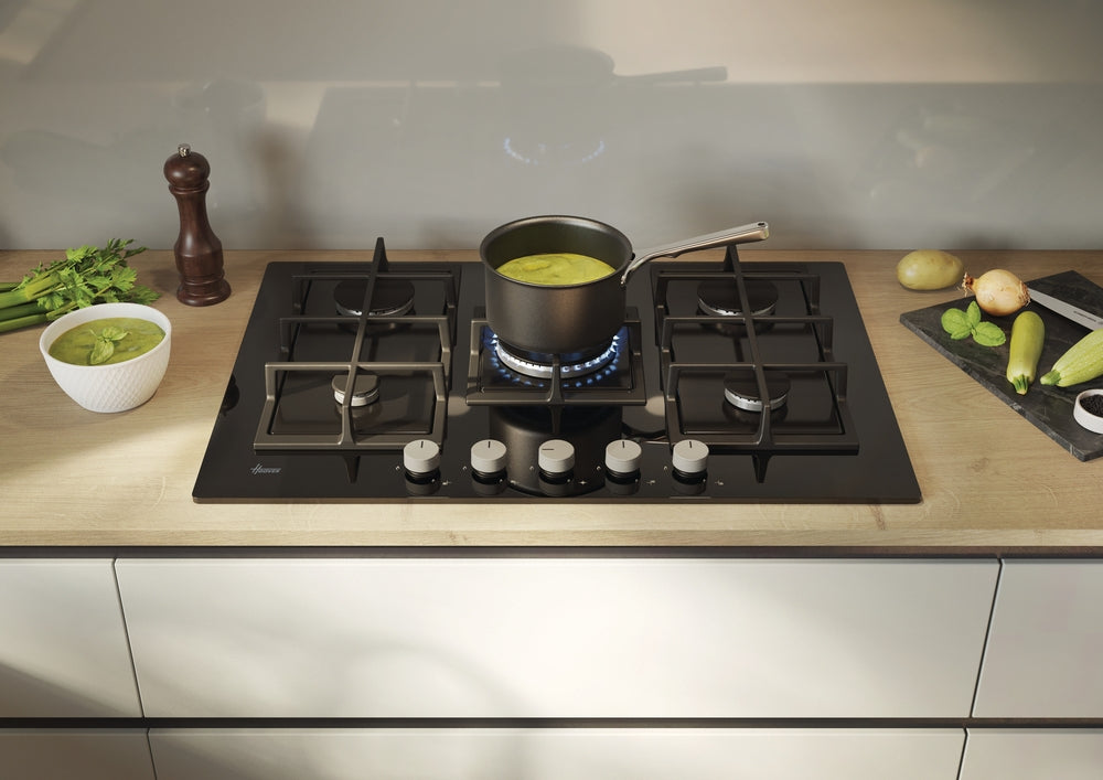 HOOVER BI  HVG74WC3B | 33803510 | New Collection 3 | 5 fuochi gas;Griglie Ghisa;Bruciatore doppia co