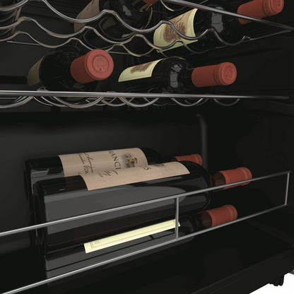 CANDY FS CWC033M | 34005572 | 850x475x456 | 48x85cm, Classe G, finitura Glass Black, Ripiani Acciaio