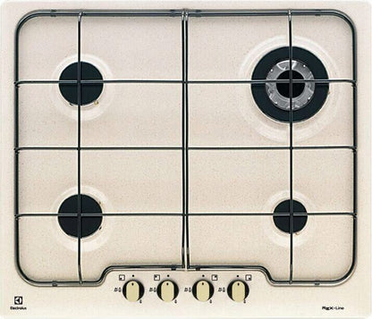 Electrolux BI   PS640RUV   | 60 cm Rustico Soft - 4 fuochi gas - Bruciatori Fiamma Pura - 1 bruciato