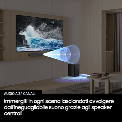SAMSUNG ELETTRONICA HWB650F | AUDIO | HOME CINEMA | SOUND BAR | SOUND BAR 3.1 430W USB HDMI C/SUBWOO