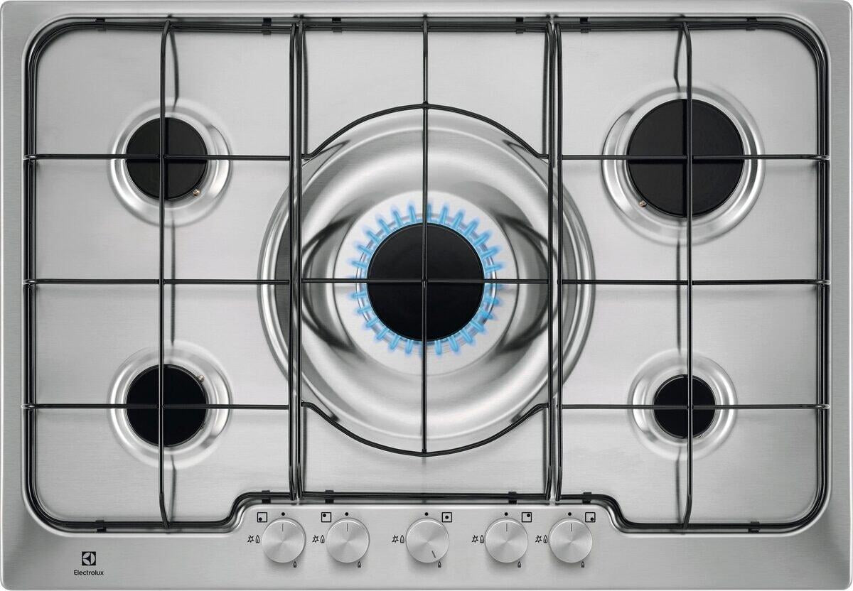 Electrolux BI   PX750XV Phase-out 2026 Aprile | 75 cm Soft - 5 fuochi gas - Bruciatori Fiamma Pura -