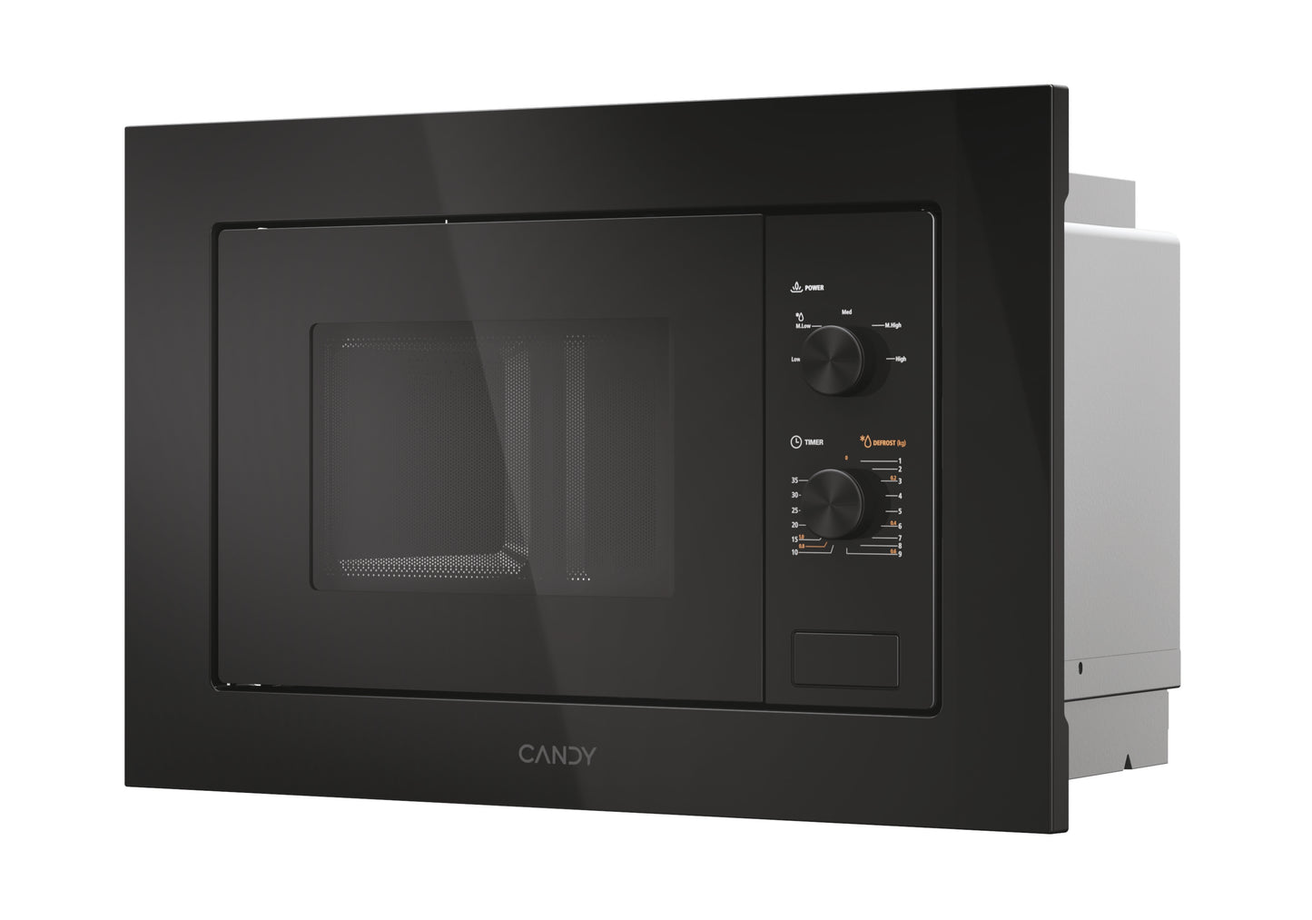 CANDY BI CA38FMW8NB|38900787|MICROONDE_NEW MODERNA BLACK, Capcita' 17 litri, Controllo con due manop