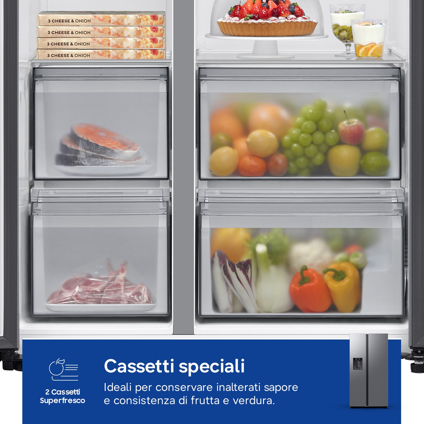 SAMSUNG BIANCO RS70F64KETEF | FRIGORIFERI | SIDE BY SIDE | SIDE BY SIDE NO FROST | SBS 635LT CE.E NO
