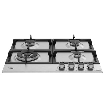 BEKO INCASSO HIAW64225SXE | PIANI COTTURA INCASSO | PIANI COTTURA GAS | PIANI COTTURA GAS 31-60CM |
