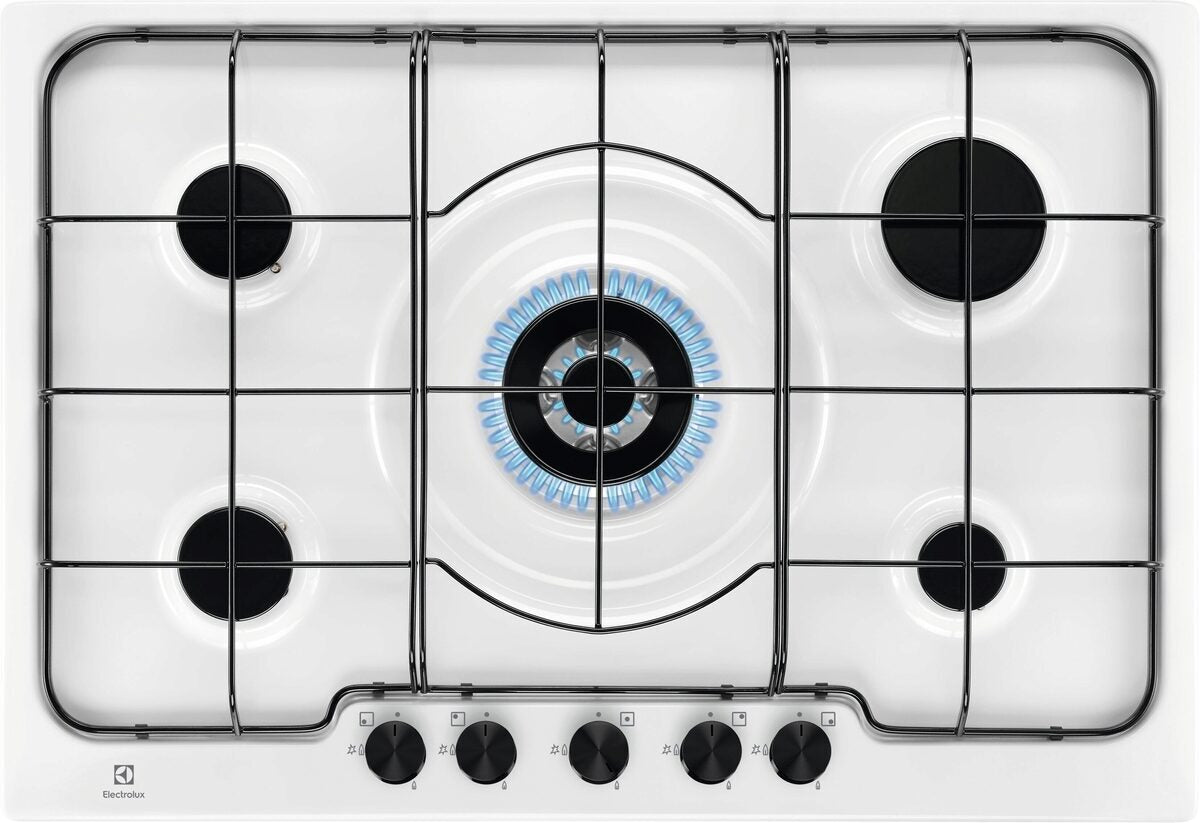 Electrolux BI   PB750UV   | 75 cm Soft - 5 fuochi gas - Bruciatori Fiamma Pura - 1 bruciatore Wok -