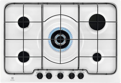Electrolux BI   PB750UV   | 75 cm Soft - 5 fuochi gas - Bruciatori Fiamma Pura - 1 bruciatore Wok -