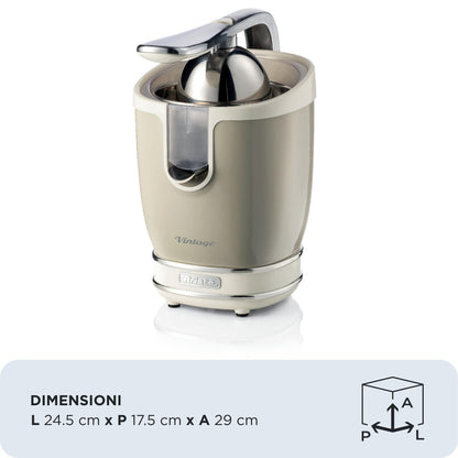 ARIETE PED 413BEIGE | CUCINA | PREPARAZIONE CIBI | SPREMIAGRUMI | SPREMIAGRUMI 85W C/LEVA ALLUMINIO