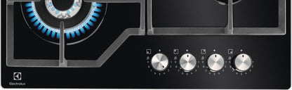 Electrolux BI   KGG64362K   | 60 cm - Nuova estetica Gas on Glass - Step Power - 4 fuochi - Bruciato