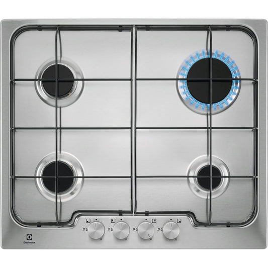 Electrolux BI   PX640XV   | 60 cm Soft - 4 fuochi gas - Bruciatori Fiamma Pura - Griglie speciali in