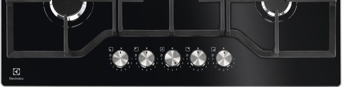 Electrolux BI   KGG75362K   | 75 cm - Nuova estetica Gas on Glass - Step Power - 5 fuochi - Bruciato