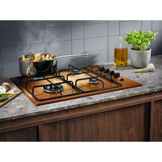 Electrolux BI   KGS6404T   | 60 cm - Slim - Comandi Laterali - 4 fuochi gas - Bruciatori Fiamma Pura