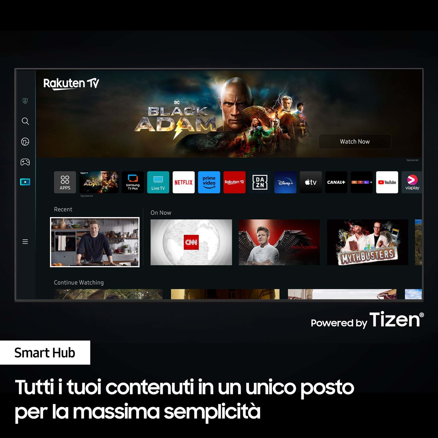 SAMSUNG ELETTRONICA UE65CU7090UXZT | TV | TV LED | TV LED 61" - 69" | TV LED 65"CRYSTAL UHD 4K DVBT2