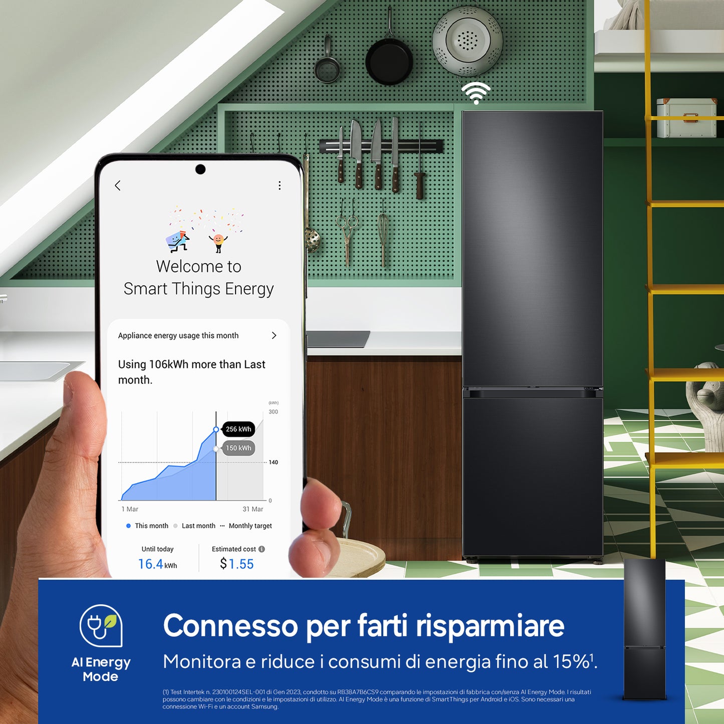 SAMSUNG BIANCO RB38C7B6AB1 | FRIGORIFERI | FRIGORIFERI COMBINATI | FRIGO COMBI NO FROST | COMBI 387L
