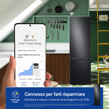 SAMSUNG BIANCO RB38C7B6AB1 | FRIGORIFERI | FRIGORIFERI COMBINATI | FRIGO COMBI NO FROST | COMBI 387L