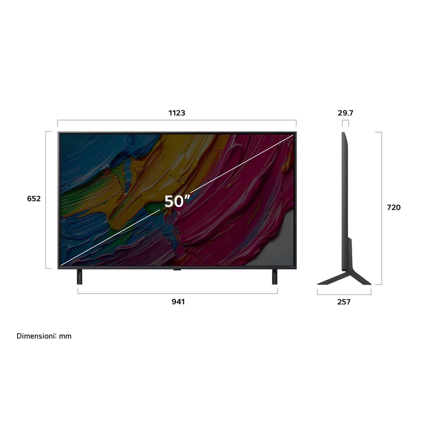 LG ELETTRONICA 50QNED80A6A | TV | TV LED | TV LED 50"-55" | TV LED QNED 50"UHD 4K DVBT2/S2 SMART WEB