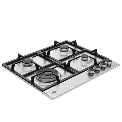 BEKO INCASSO HIAW64225SXE | PIANI COTTURA INCASSO | PIANI COTTURA GAS | PIANI COTTURA GAS 31-60CM |