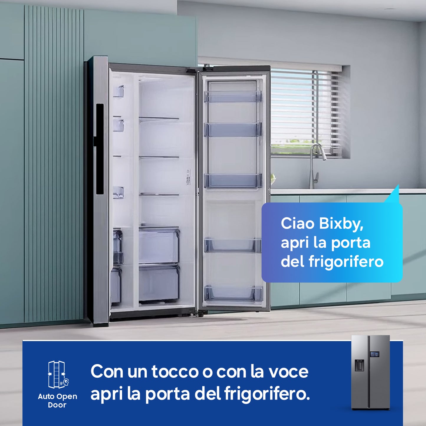 SAMSUNG BIANCO RS90F65EDTEF | FRIGORIFERI | SIDE BY SIDE | SIDE BY SIDE NO FROST | SBS 614LT CE.D NO
